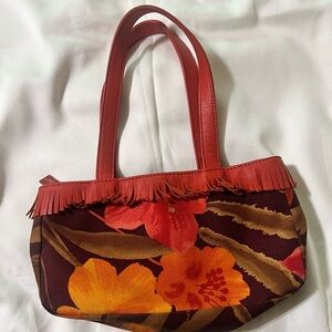 Vintage Express Floral Mini Purse